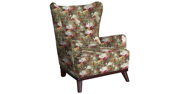 Кресло для отдыха Оскар ТК 306 велюр яркие цветы