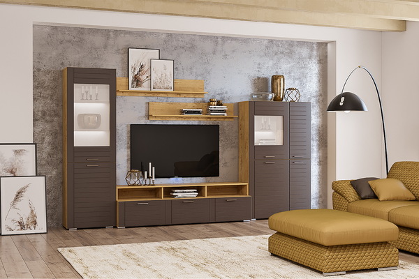 Полка Livorno НМ 011.60-01 Х дуб бунратти