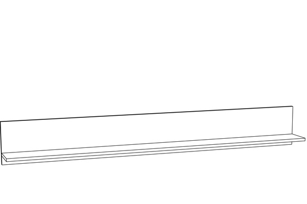 Полка Livorno НМ 011.60 Х дуб бунратти