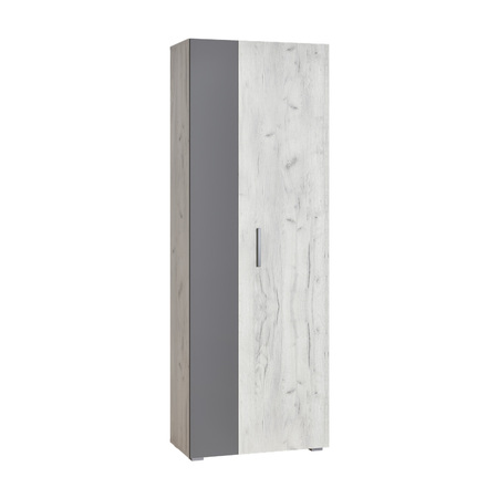 Прихожая Юнона Композиция 10 дуб белый CRAFT, серый шифер