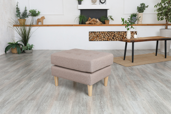 Пуф Гарнет ТП 434 рогожка бежевый