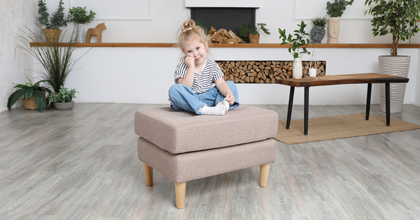 Пуф Гарнет ТП 434 рогожка бежевый