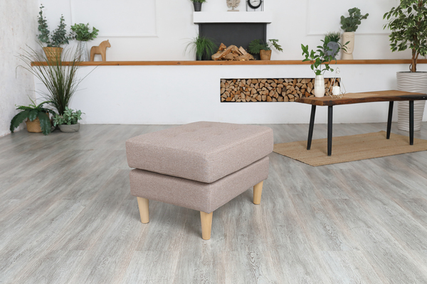 Пуф Гарнет ТП 434 рогожка бежевый