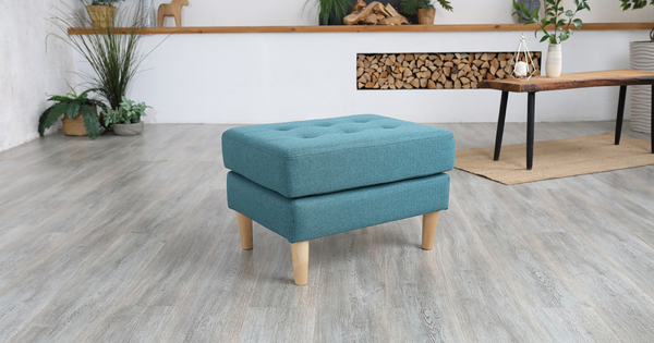 Пуф Гарнет ТП 436 рогожка бирюзовый