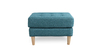 Пуф Гарнет ТП 436 рогожка бирюзовый