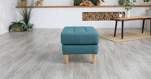 Пуф Гарнет ТП 436 рогожка бирюзовый