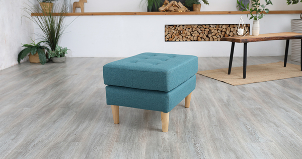 Пуф Гарнет ТП 436 рогожка бирюзовый