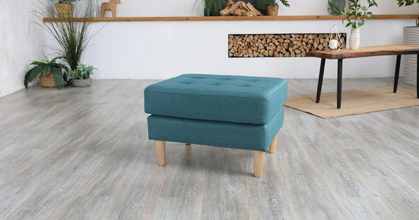 Пуф Гарнет ТП 436 рогожка бирюзовый