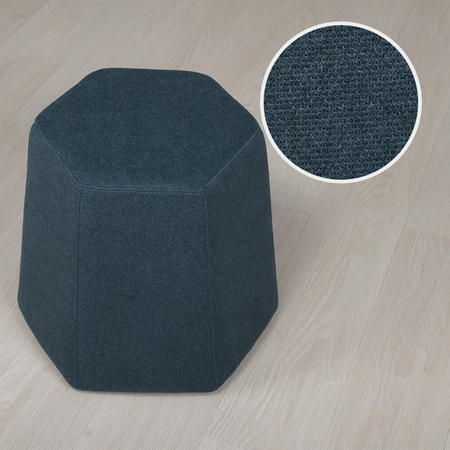 Пуф Пэн рогожка Apollo navy (синий лазурный)