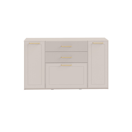 Комод Ричфорд 16.235 кашемир 5981 BS, моно керамика D166-2 ПВХ, белый PE шагрень