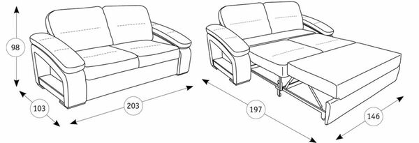 Рокси (150) диван арт. 40433