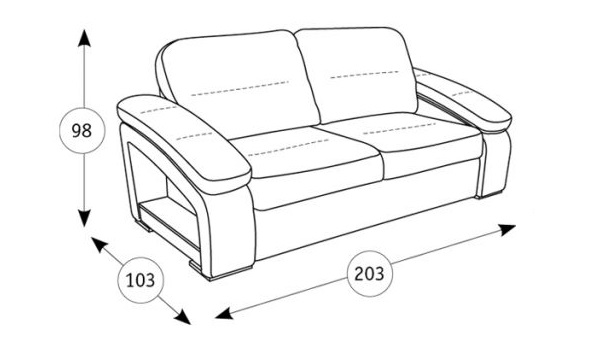 Рокси (150) диван арт. 40433