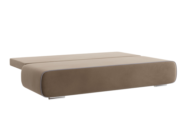 Диван-кровать прямой Роял 3т велюр Ультра какао, Вивальди 7