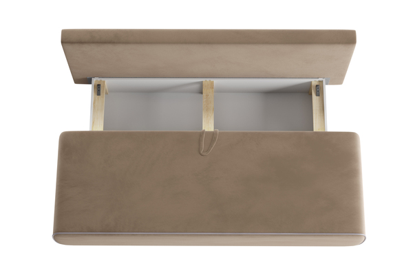 Диван-кровать прямой Роял 3т велюр Ультра какао, Вивальди 7