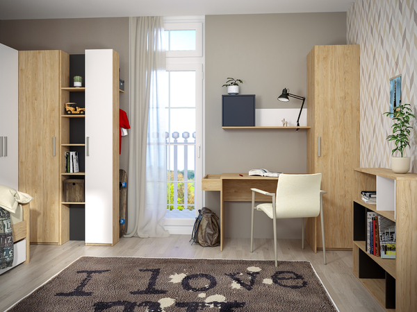 Шкаф для одежды Гравити 10.76 гикори рокфорд натуральны