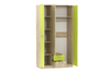 Шкаф комбинированный Акварель НМ 013.08-01 М1 дуб сонома, лайм