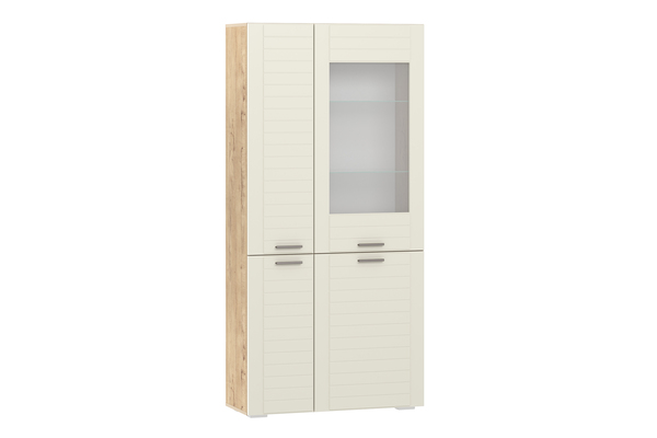 Шкаф комбинированный Livorno НМ 011.48 Х софт панакота, дуб бунратти