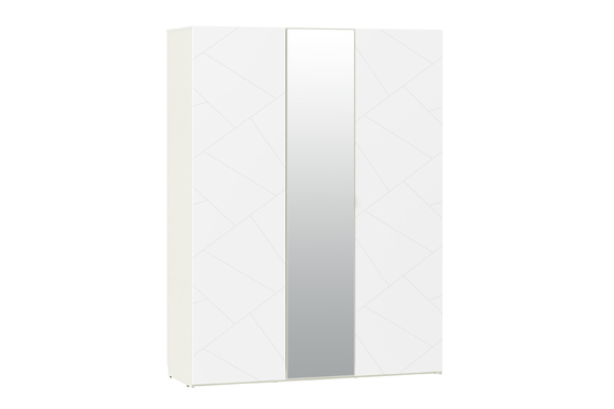 Шкаф комбинированный Summit НМ 011.44 меренга, белый текстурный
