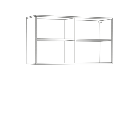Шкаф комбинированный в гостиную Токио 08.41 дуб крафт серый, белый премиум