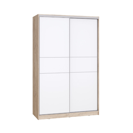 Шкаф-купе Муссон 03.279 дуб эндгрейн элегантный, белый РЕ шагрень