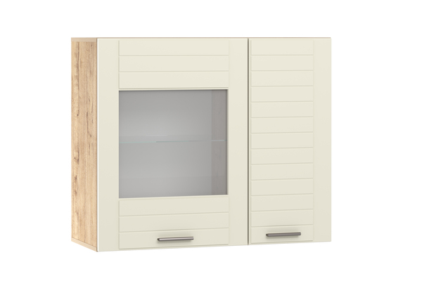 Шкаф навесной Livorno НМ 011.29-01 X софт панакота, дуб бунратти