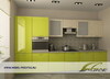 Стандарт СТ.2000 кухонный гарнитур фасады МДФ глянец (2 цвета)