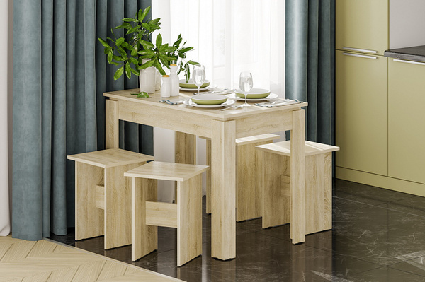 Табурет (Дуб Сонома) НМ 012.06