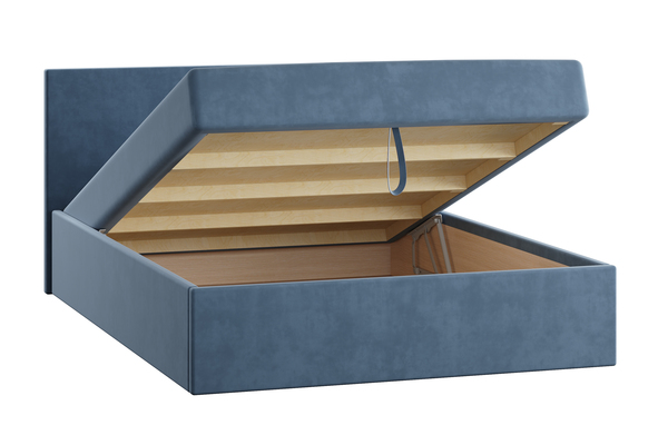 Тахта Лаура 1400 велюр Оникс 17