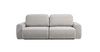 Диван-кровать прямой Тэдди 1506 композиция 1, букле Pique 011 серый, модульная система
