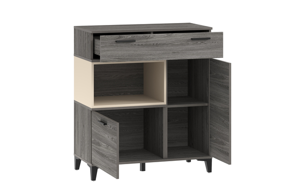 Тумба Bergen НМ 013.80 ясень анкор темный, капучино