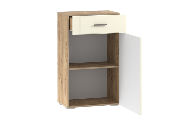 Тумба Livorno НМ 040.65 Х фасад правый, дуб бунратти, софт панакота