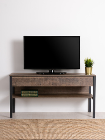 Тумба под ТВ в гостиную Стронг 13.268 дуб гранж колониальный