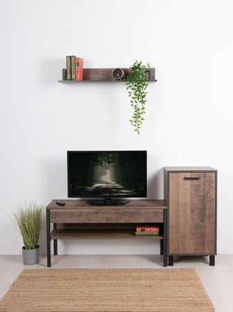 Тумба под ТВ в гостиную Стронг 13.268 дуб гранж колониальный