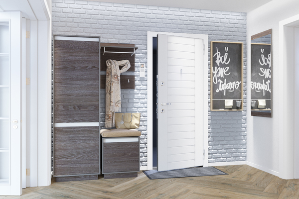 Тумба VIRGINIA НМ 040.09 ясень анкор темный, белый скандинавский