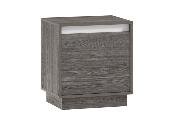 Тумба VIRGINIA НМ 040.09 ясень анкор темный, белый скандинавский