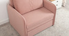 Кресло-кровать Юта (85) ТК 522 велюр Вивальди 27 пастельный коралловый